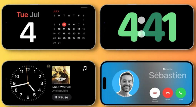 岳普湖苹果手机维修分享iOS17横屏充电待机显示有什么好处 