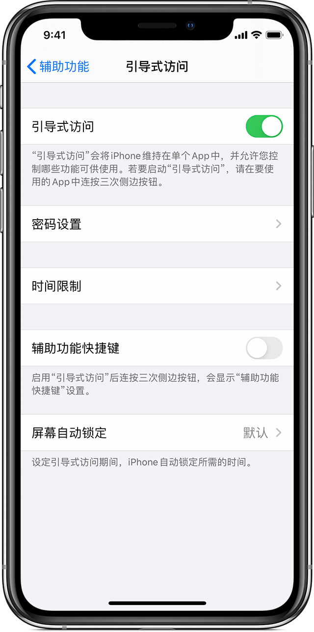 岳普湖苹果手机维修分享如何在 iPhone 上退出引导式访问 